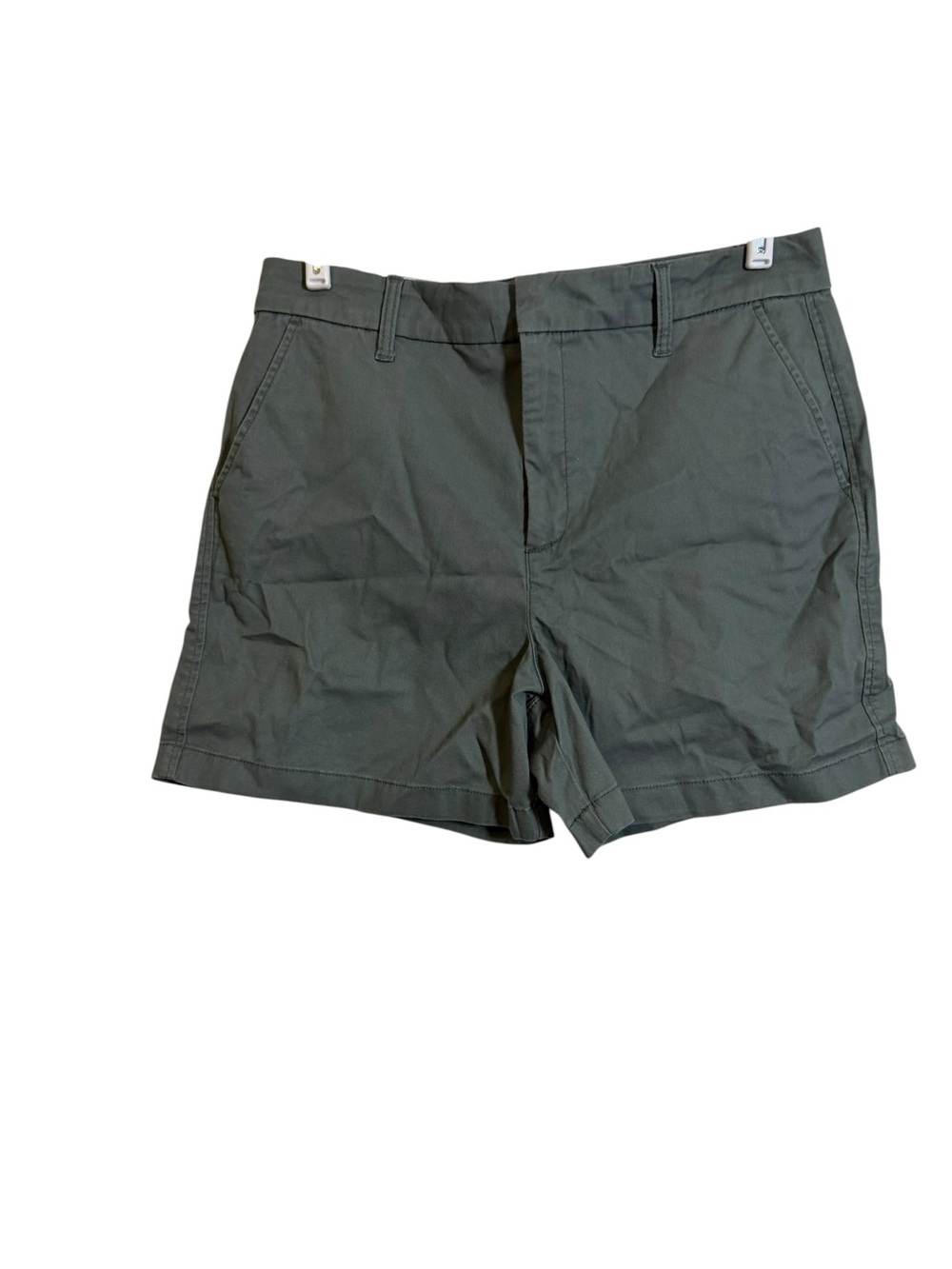 Gloria Vanderbilt Olive Green Chino Shorts sz 14